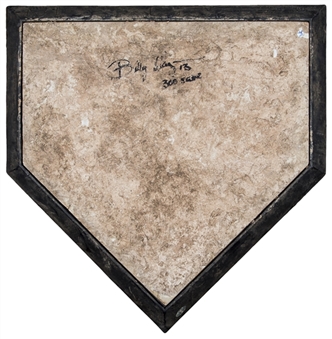 2006 Billy Wagner Game Used and Signed Home Plate Used Between 07/03/06 to 07/09/06 (MLB Authenticated & Steiner)